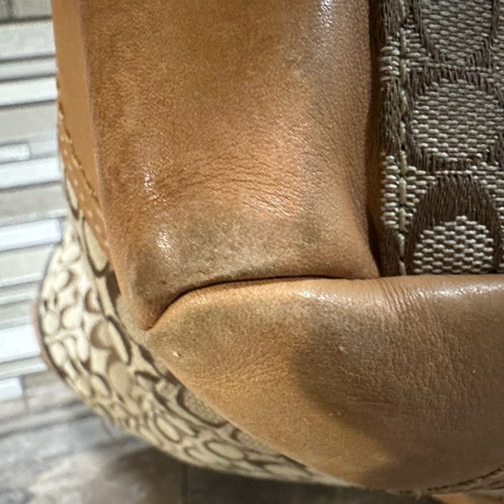 Coach Signature Brown Tote Bag / Diaper bag - Picture 13 of 16